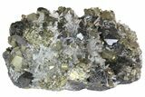 Pyrite, Sphalerite & Quartz Crystal Association - Peru #138153-1